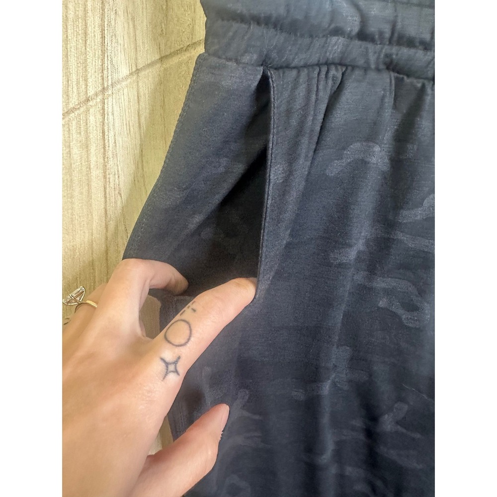 Member's Mark Womens Favorite Soft Jogger Black Camo Drawstring Pants Small - Picture 4 of 9